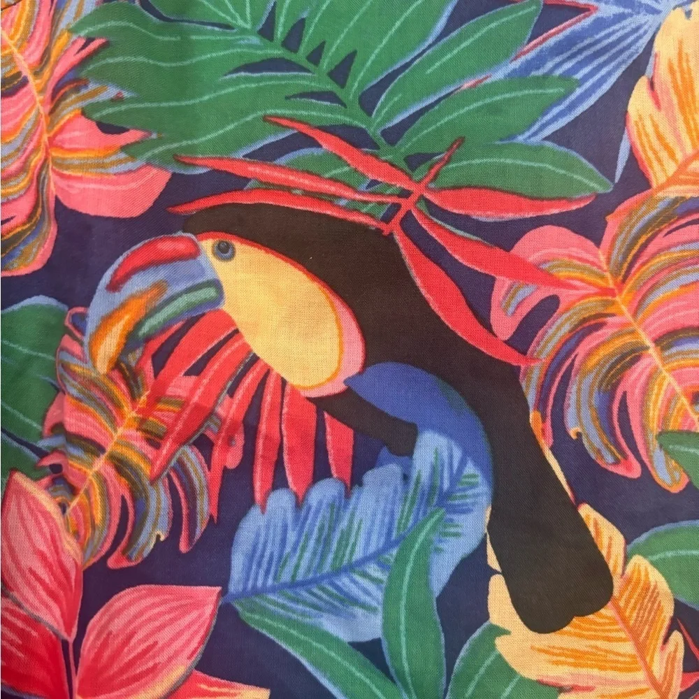 J McLaughlin Colorful Lois Blouse Long Sleeve Button Up Shirt Size XS Maximalist - Picture 2 of 7